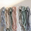 Roupão de banho infantil 80*80cm com capuz