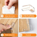 Protetores de silicone para quinas de mesas