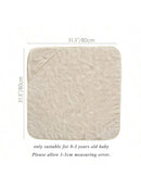 Roupão de banho infantil 80*80cm com capuz