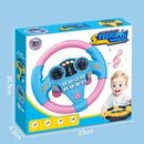 Volante de brinquedo infantil com simulação de brilho